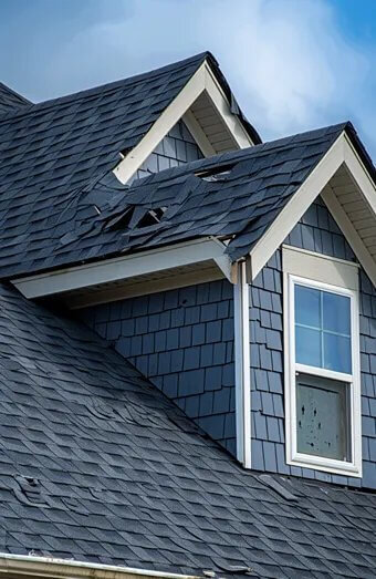 Storm Damage Roof Replacement X